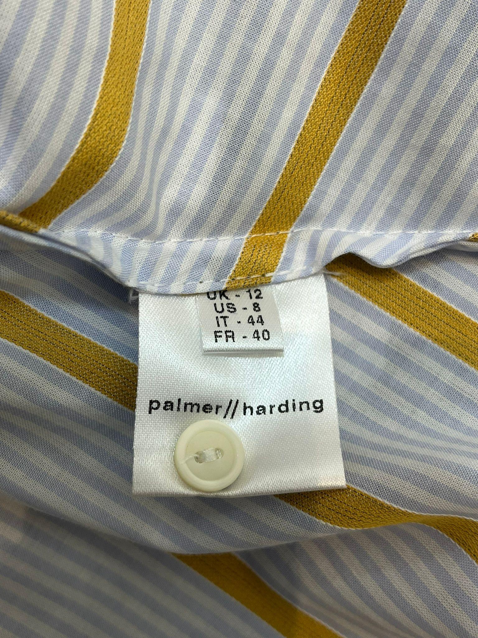 Palmer//harding Asymmetric Cotton-Poplin Shirt 2