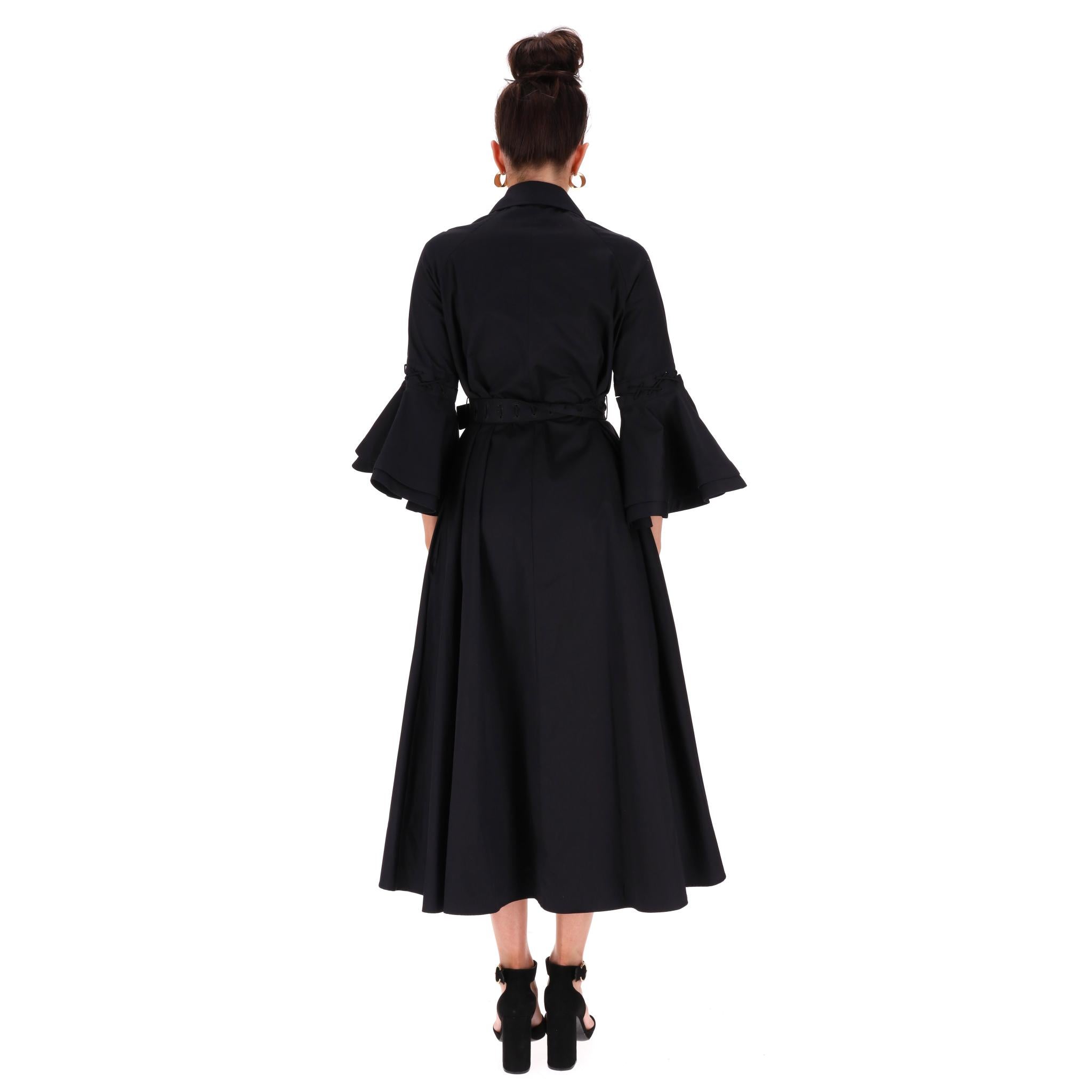 Palmer//Harding Lace-Up Detail Belted Cotton Shirt Dress en Nuevo estado para la venta en London, GB