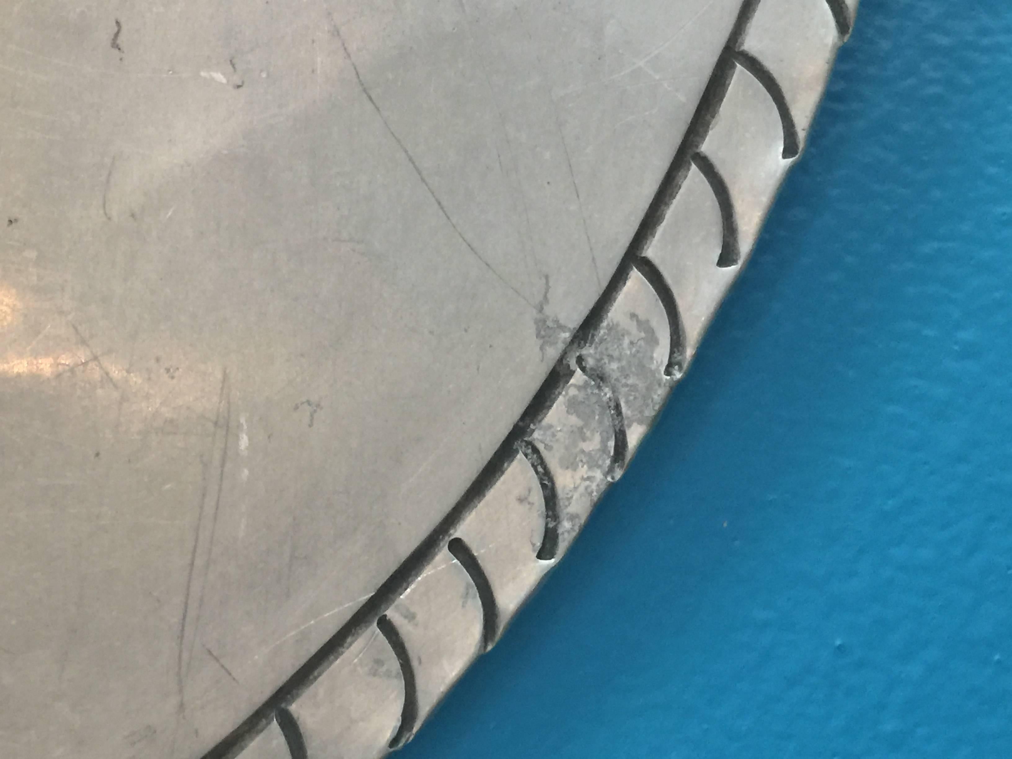 Forged Palmer Smith Art Deco Aluminium Horse Plate For Sale