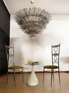 Palmette Ceiling Light - Four Levels, 163 Smoked Glasses