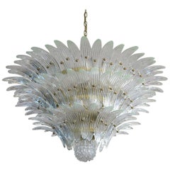 Palmette Chandelier Barovier & Toso Style, Murano