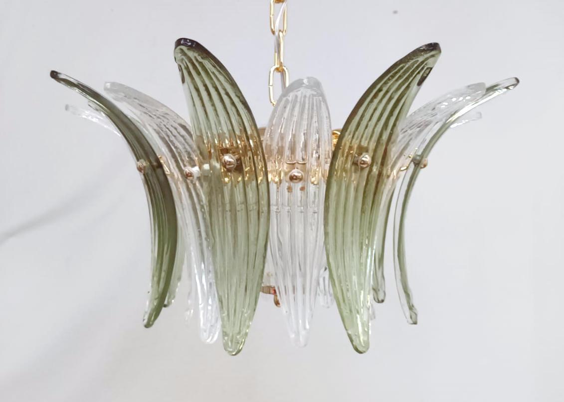 Mid-Century Modern Palmette Chandelier by Fabio Ltd For Sale