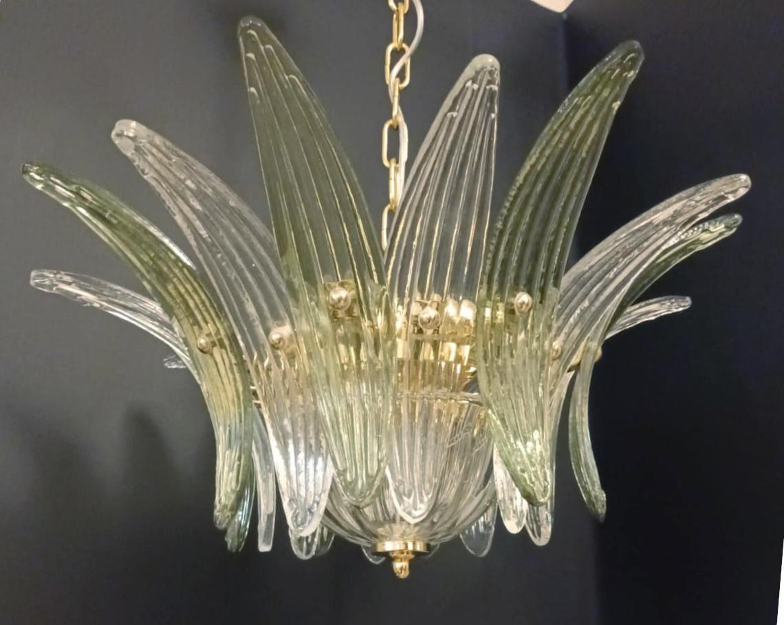 Mid-Century Modern Palmette Chandelier by Fabio Ltd For Sale