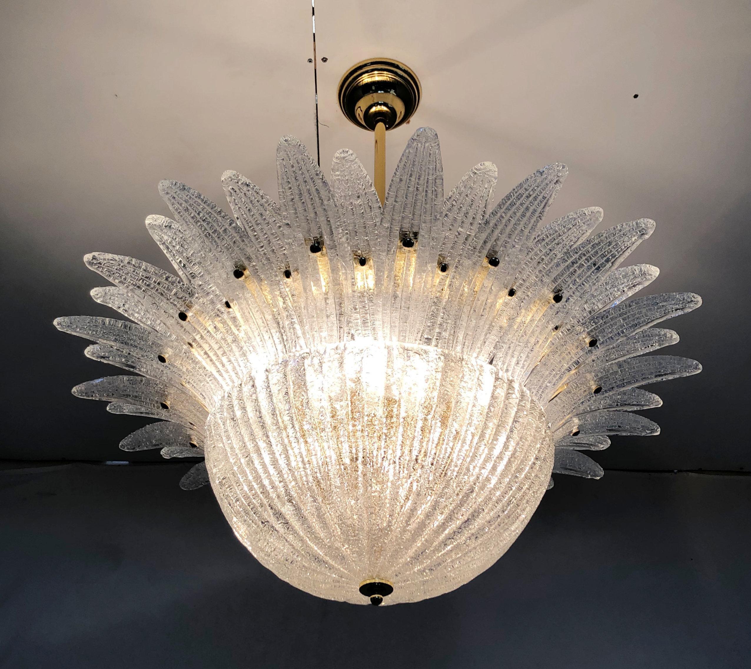 Italiano Lampadario Palmette di Fabio Ltd in vendita