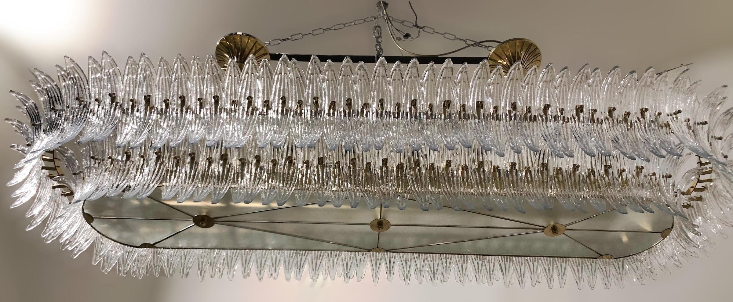 Italiano Lampadario Palmette di Fabio Ltd in vendita
