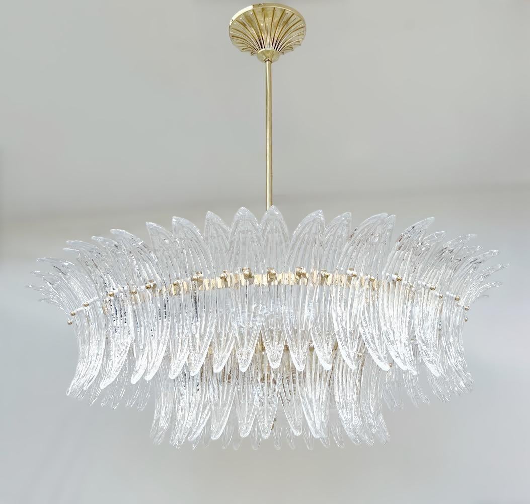 Italiano Lampadario Palmette di Fabio Ltd in vendita
