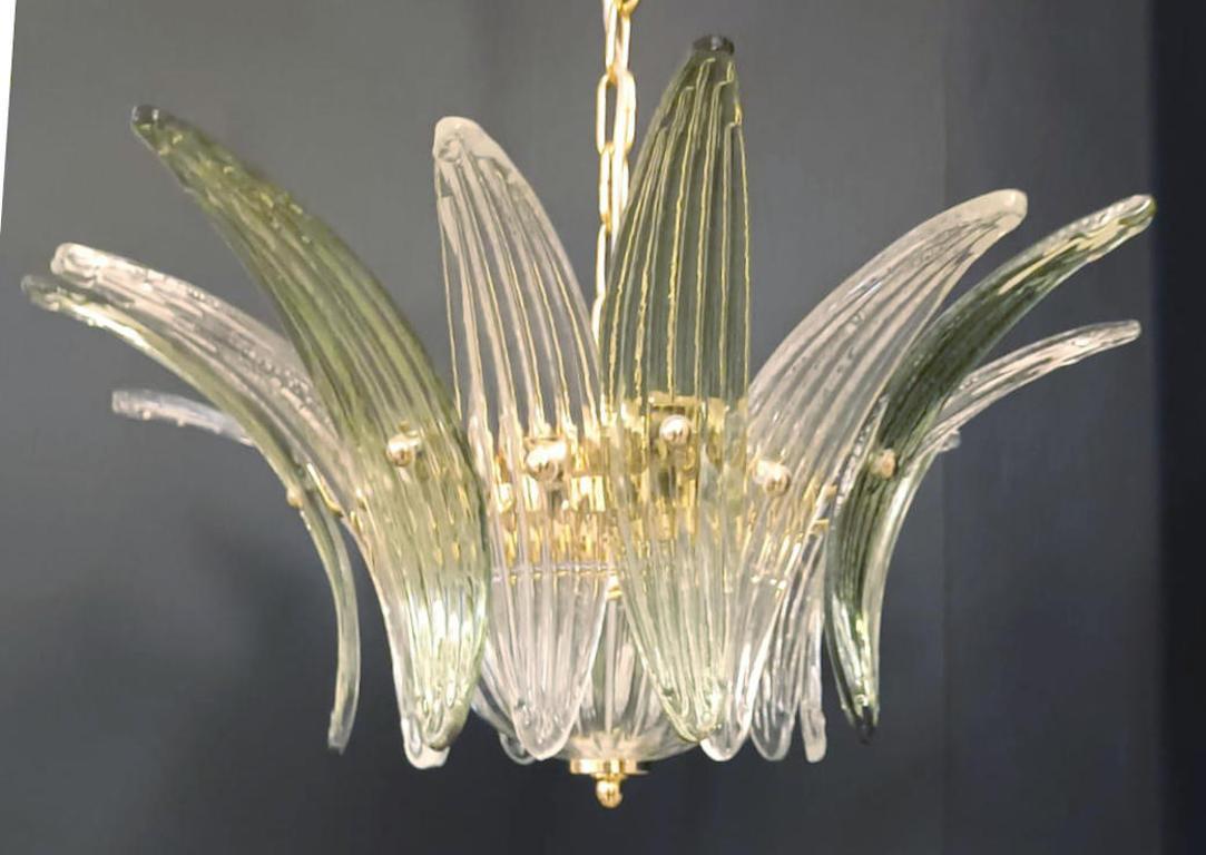 Italian Palmette Chandelier by Fabio Ltd For Sale