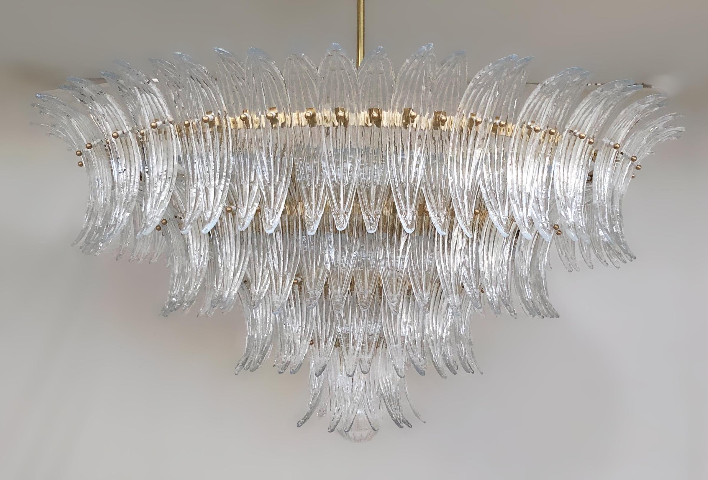 Italiano Lampadario Palmette di Fabio Ltd in vendita