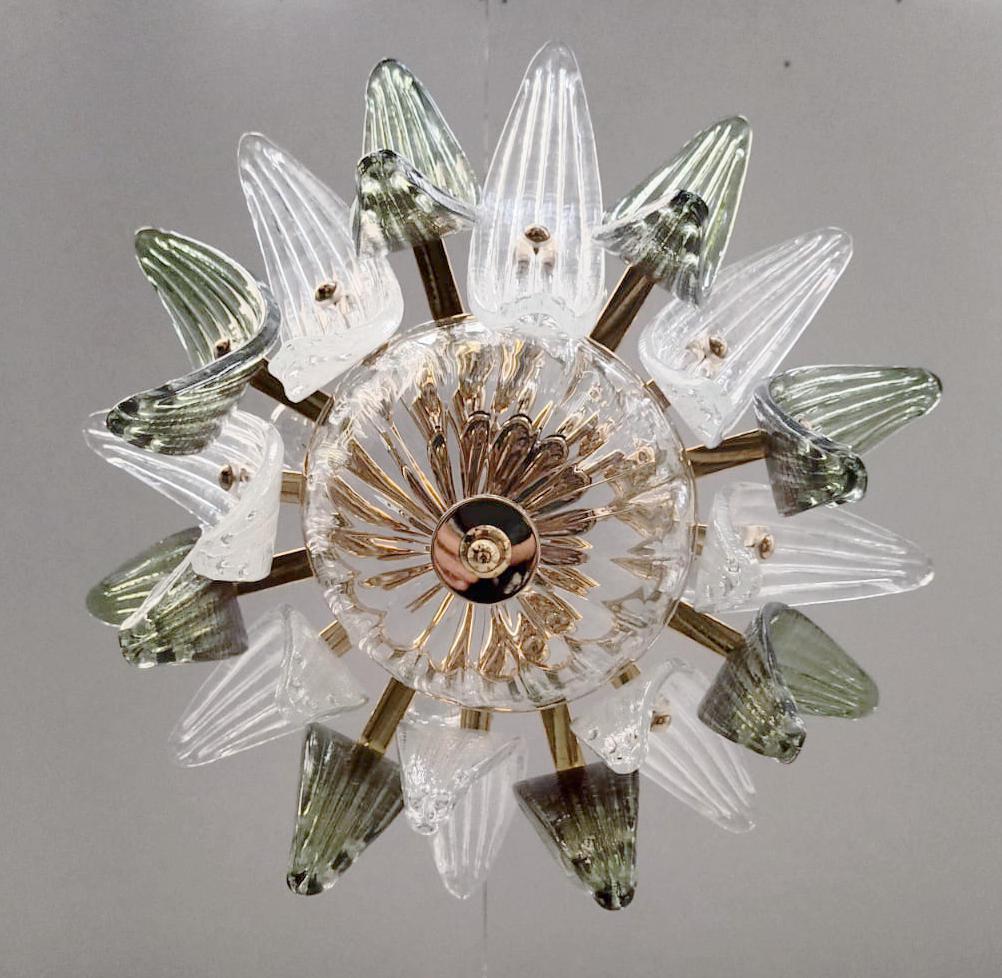 Contemporary Palmette Chandelier by Fabio Ltd For Sale