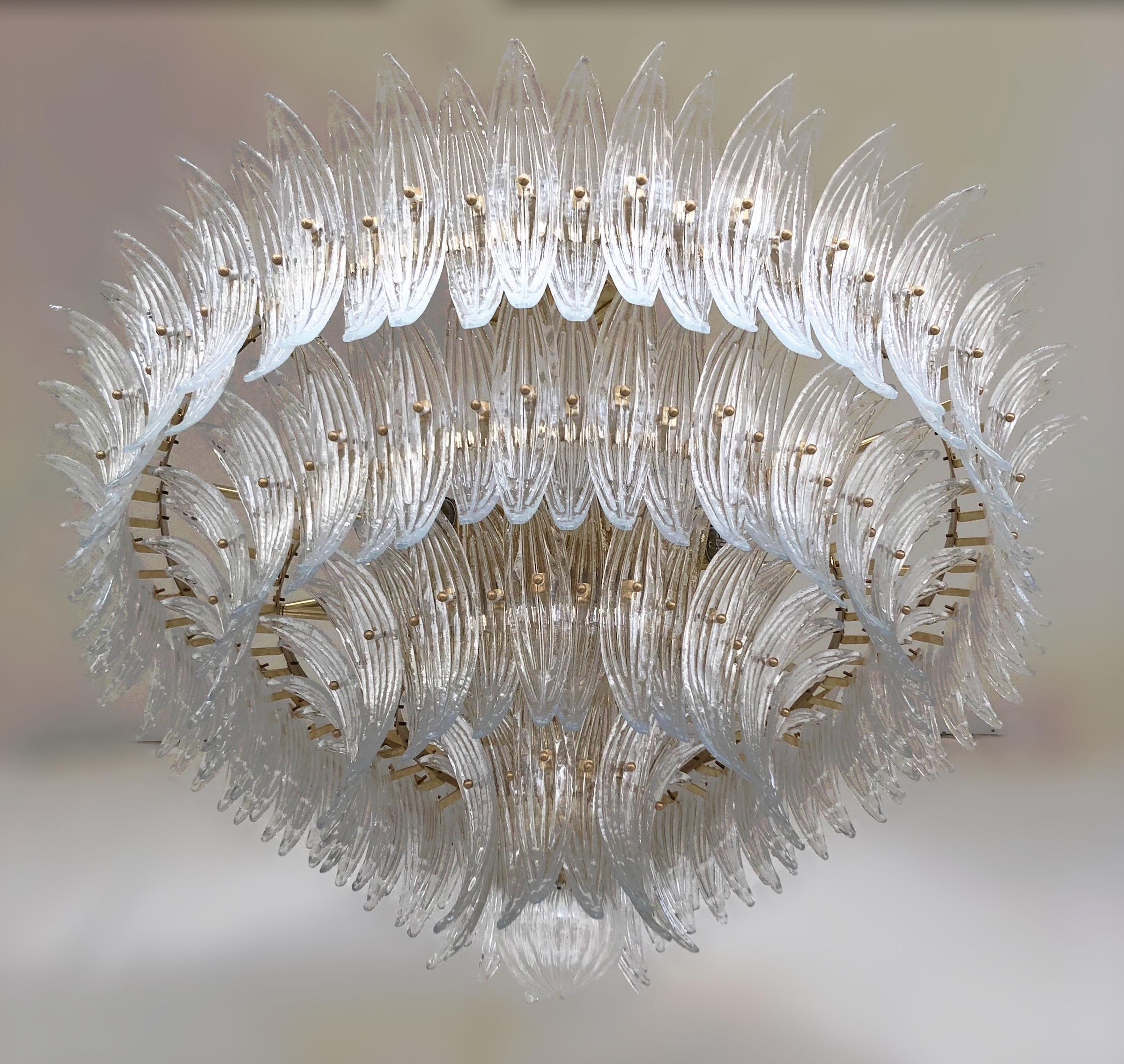 Contemporary Palmette Chandelier by Fabio Ltd For Sale