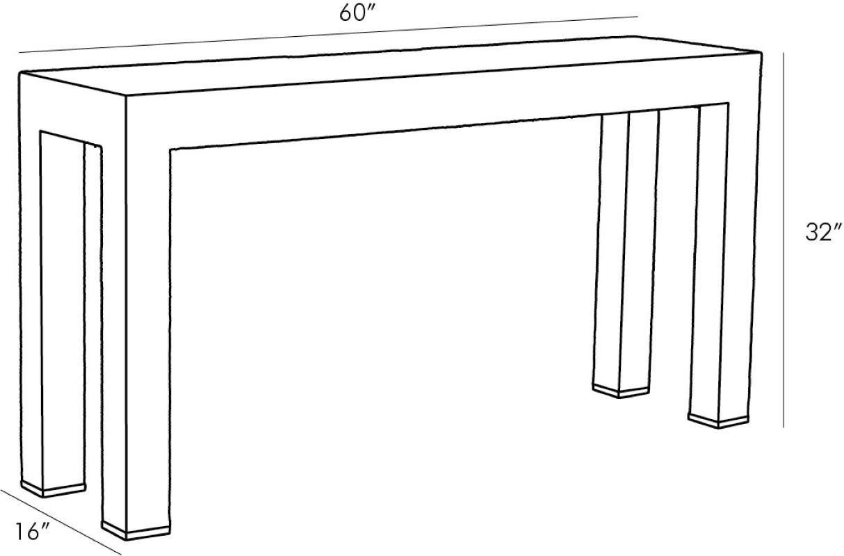 Palmetto Console DW5002 - Natural Rope For Sale 2