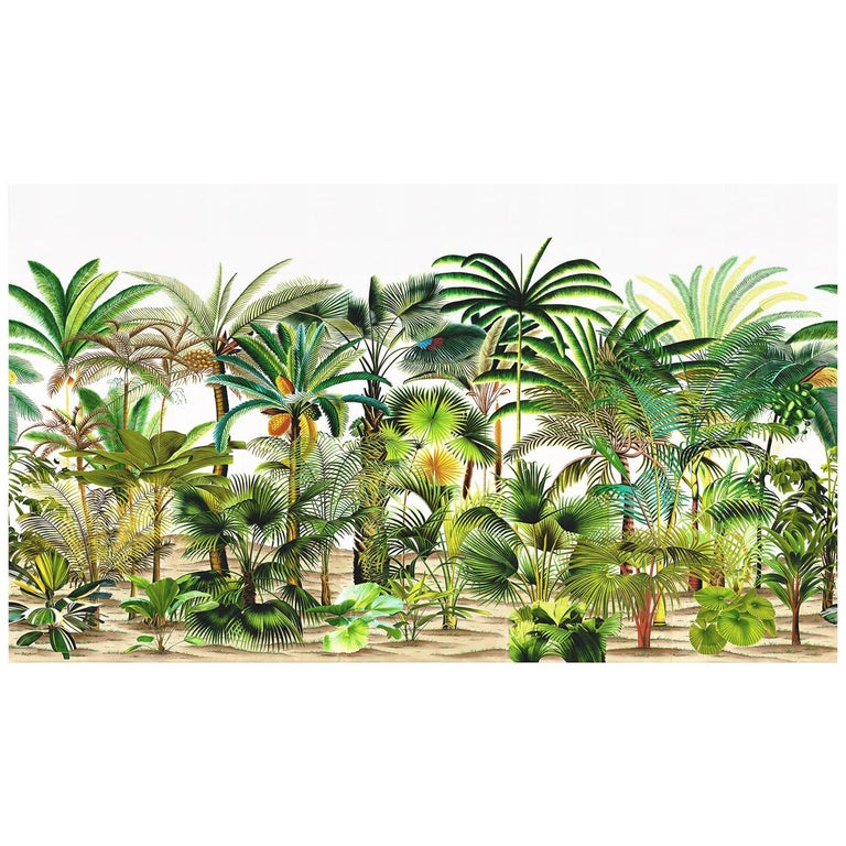 Paul Montgomery Palmetum Hand-Painted Wall Covering, 2019