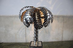 "Palmier" Palm Tree Lamp by Maison Jansen, France, 1970s, Hollywood Regency