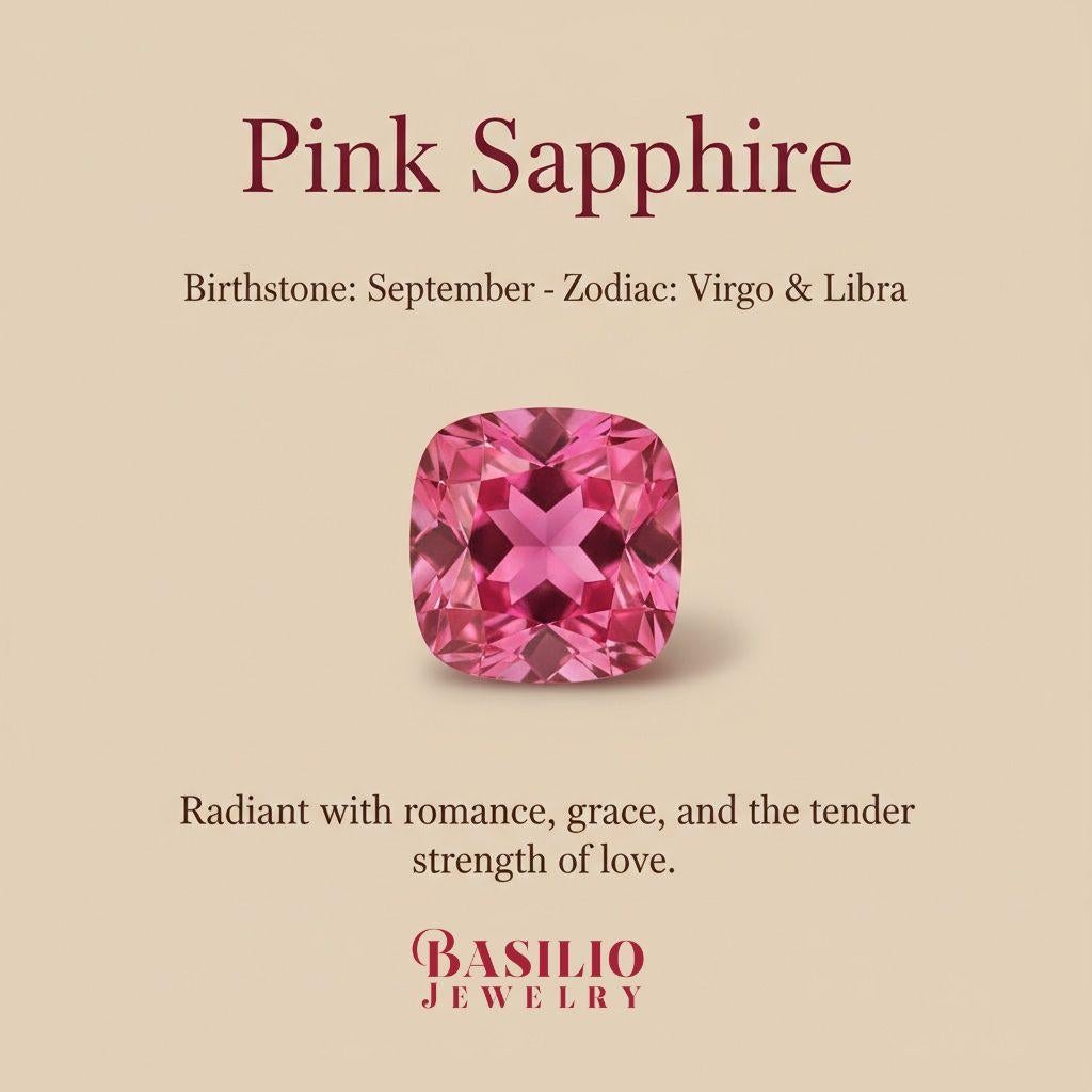 Anello PALMIERO in oro 18kt con 3,25 CTW di diamanti e zaffiri rosa in vendita 2