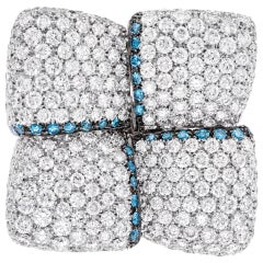 Vintage Palmiero J.D. Ladies Diamond 18k white gold ring