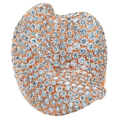 Palmiero Jewellery Design/One 10.45 Carats Brilliant Round Diamond Fashion Ring
