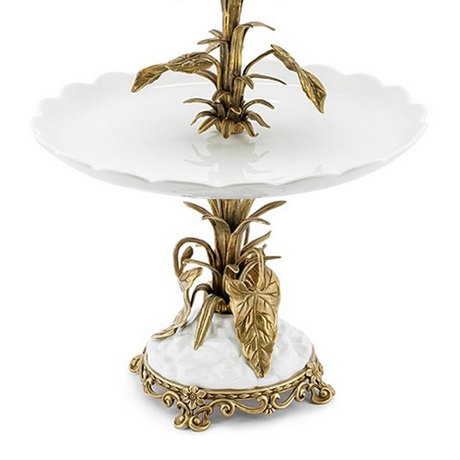 Palms Center Table Serving Piece In New Condition For Sale In Paris, FR