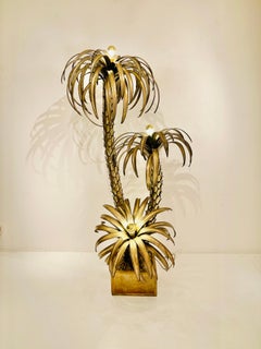 Palmtree floor lamp by Maison Jansen '70