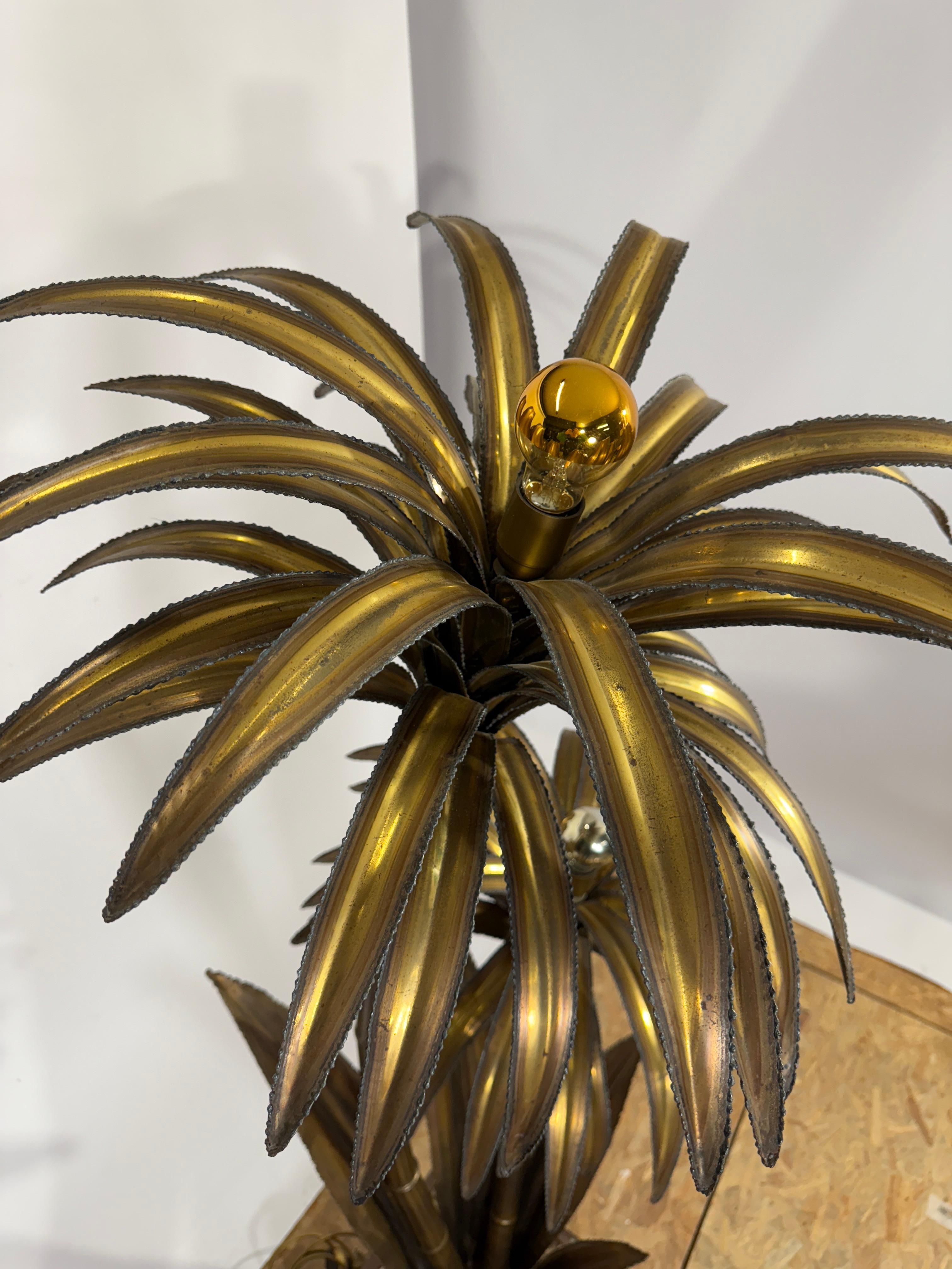 Lámpara de pie Palmtree de Maison Jansen '70 en Bueno estado para la venta en Brussels, BE