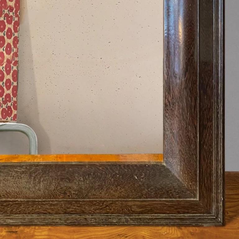 French Palmwood Mirror For Sale
