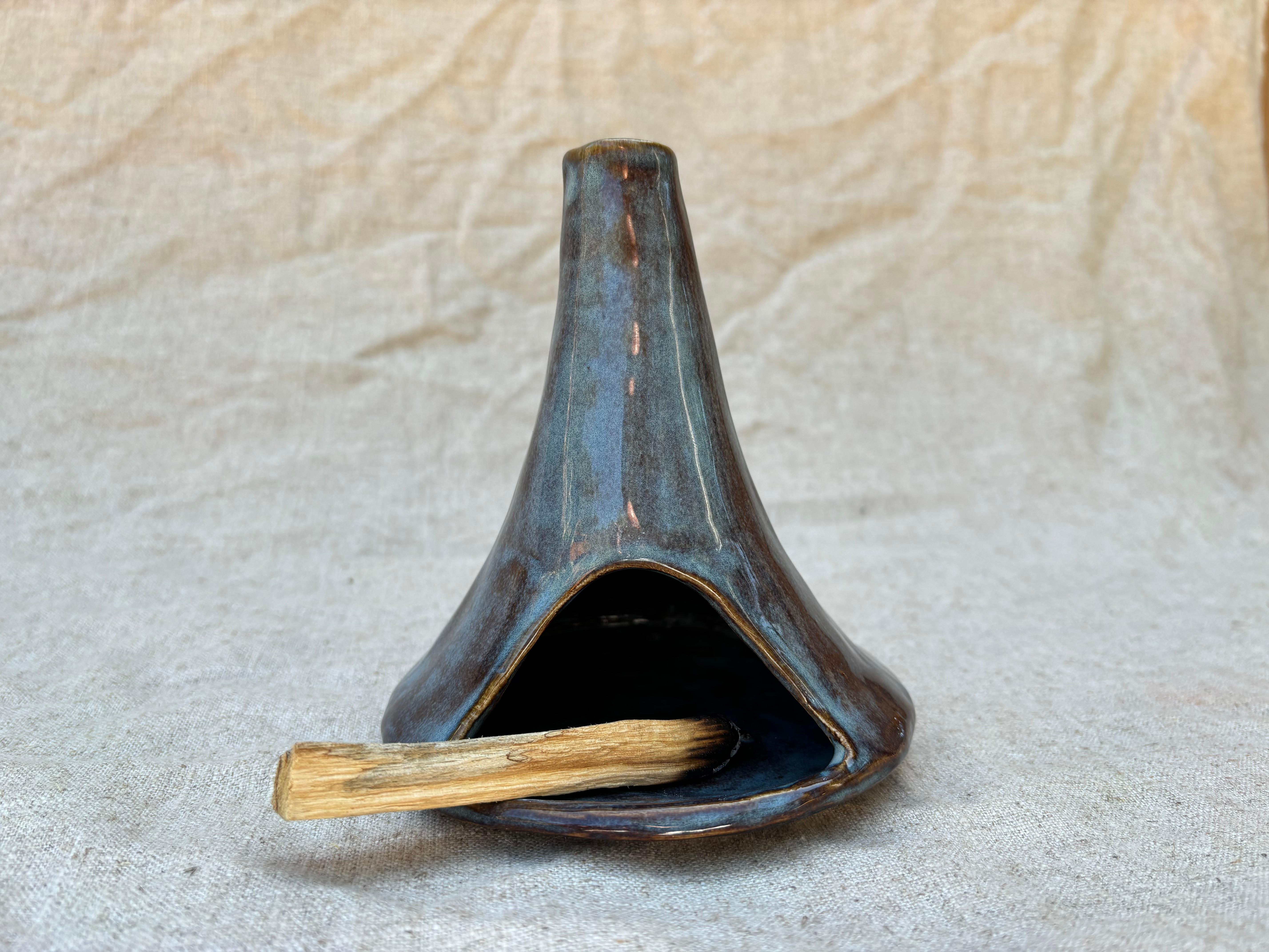Palo Santo/Weihrauch-Keramikbrenner im Zustand „Neu“ im Angebot in Topanga, CA