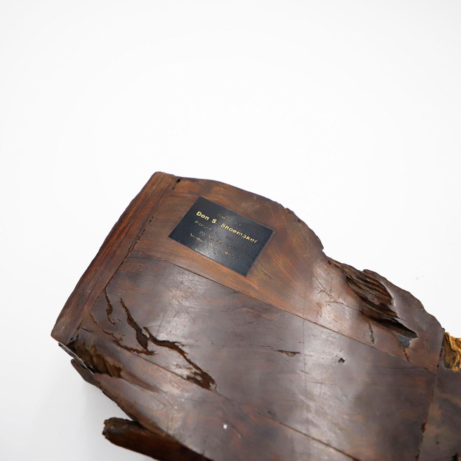 Palofierro wood Don Shoemaker Dominoes Set In Good Condition For Sale In Mexico City, CDMX