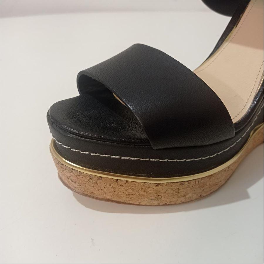 Black Paloma Barcelò Wedge sandal size 40 For Sale