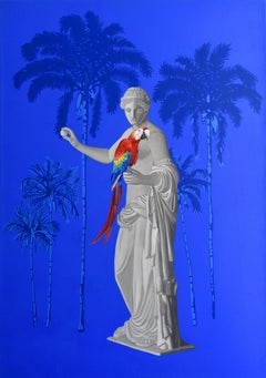 Venus and macaw. From the series Tropicalia. Paintings