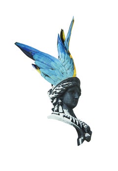 Delirio Exótico #14 and #13 Diptych. Digital Collage