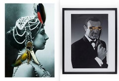 Diptych: Mata Hari and James Bond from the Castelloland series