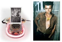 Diptych 'Neon Diva' and James Dean from the Castelloland series.