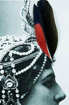 Mata Hari, The Castelloland series.  Digital Collage Color Photograph