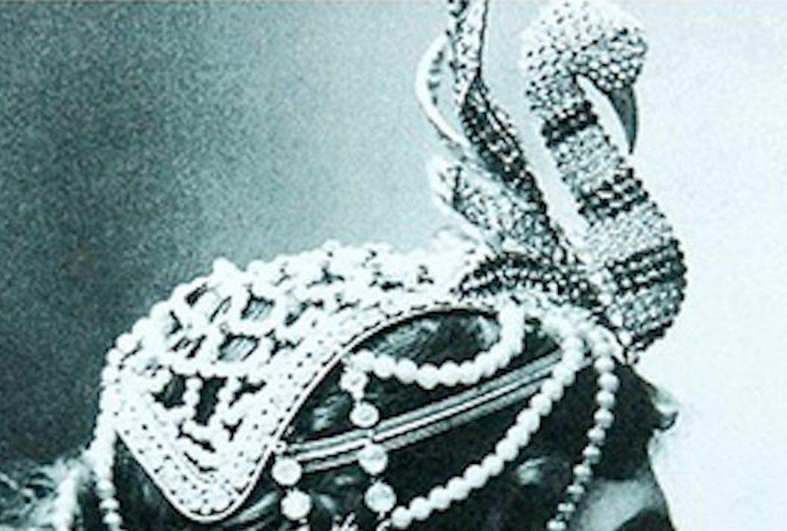 Mata Hari, Die Castelloland-Serie. Digitale Collage-Farbfotografie (Zeitgenössisch), Photograph, von Paloma Castello