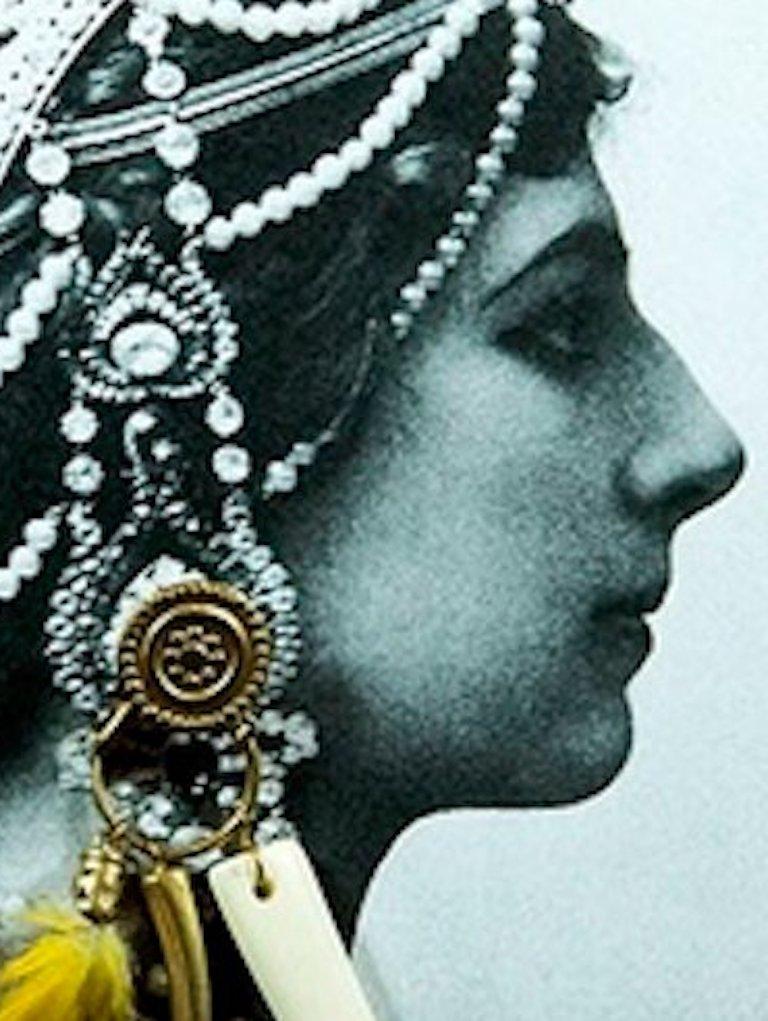 Mata Hari, The Castelloland series. Digital Collage Color Photograph For Sale 1
