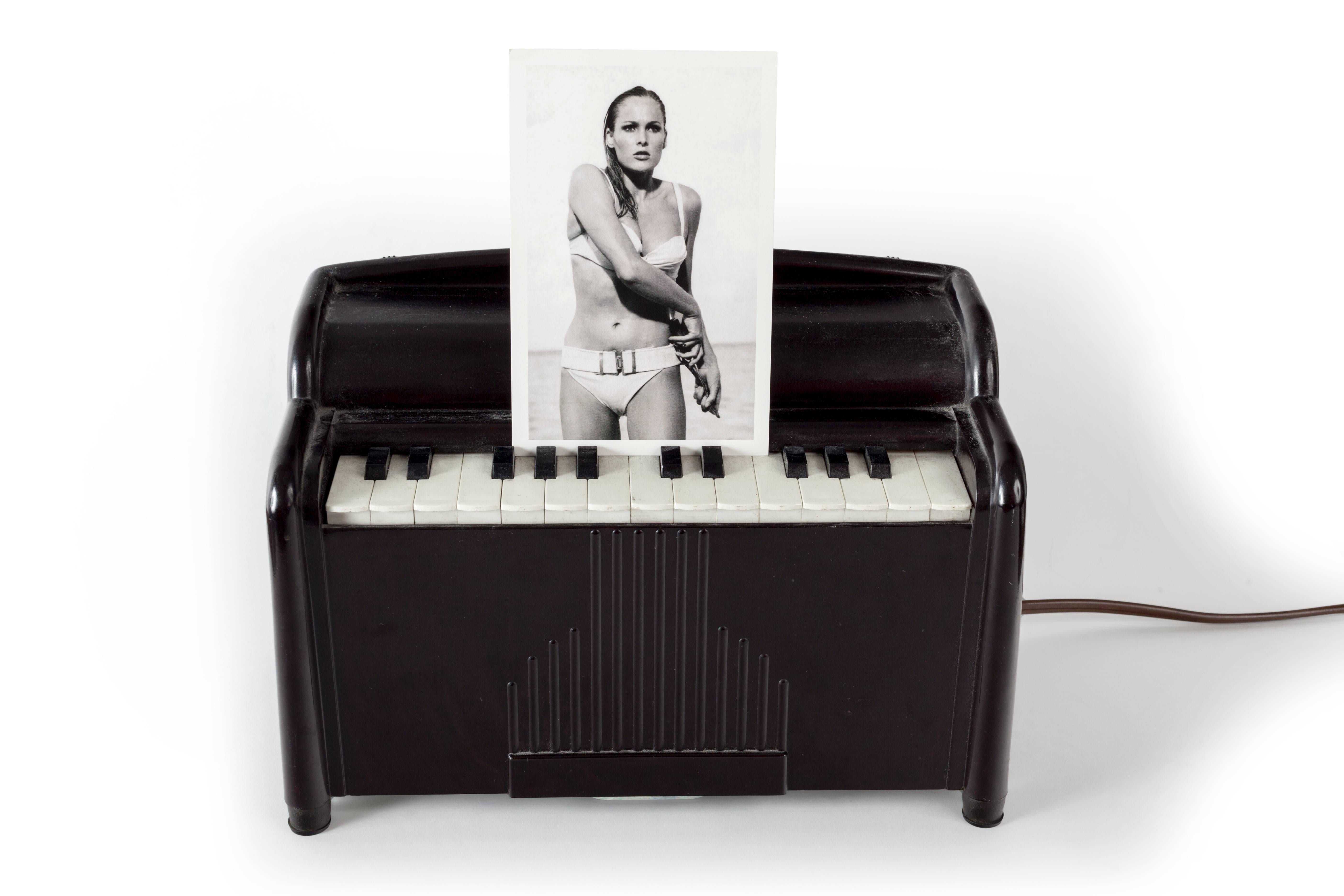 Paloma Castello Portrait Photograph - Piano Ursula. Digital Collage. Limited Edition Color Photograph