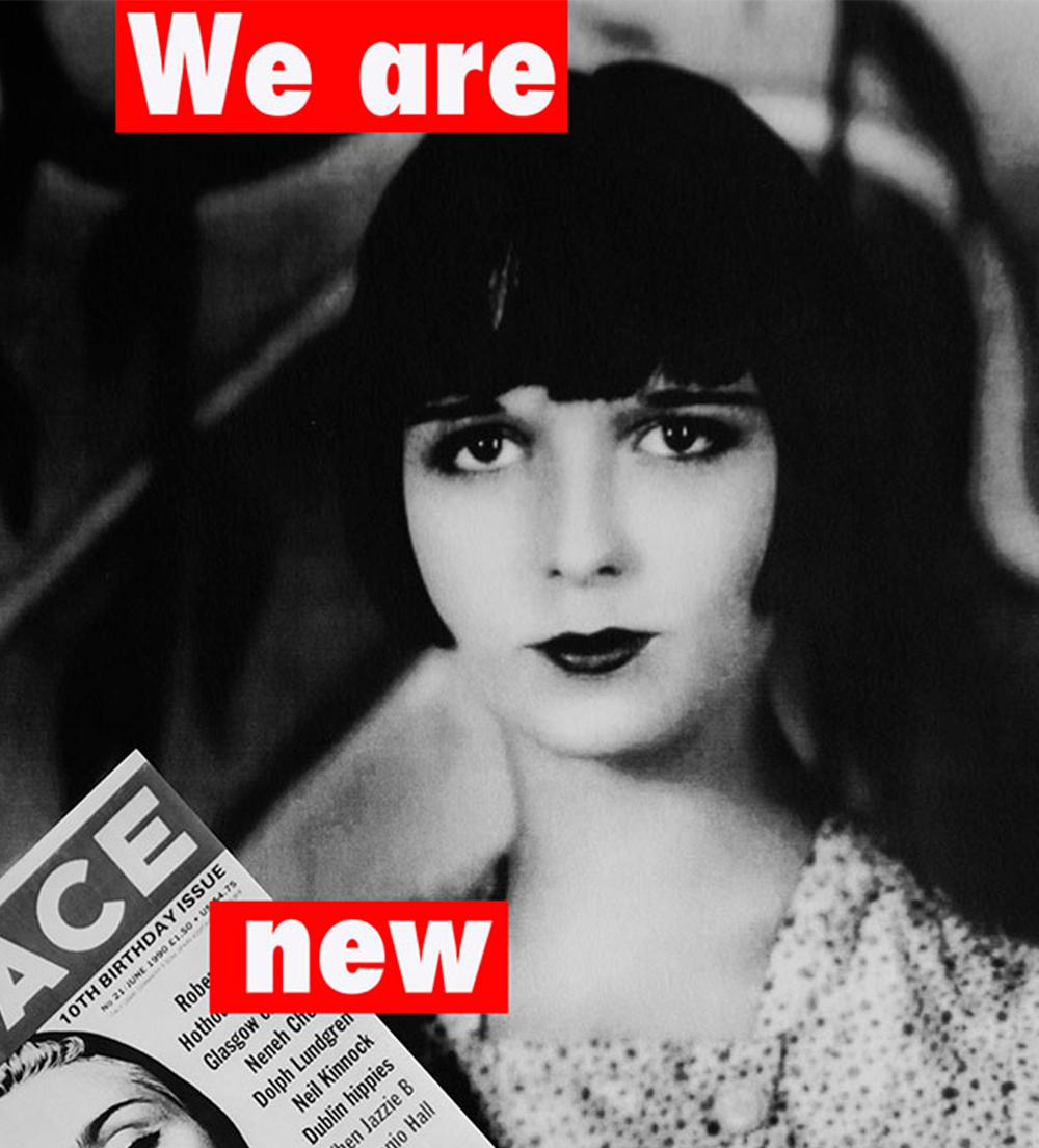 We are new heroines!. Homage to Louise Brooks and Barbara Kruger. Photorgraph - Photograph by Paloma Castello