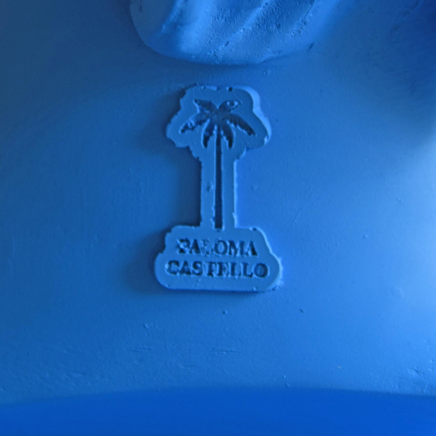 Apolo Blue. Head Sculpture. From the series Apolo For Sale 10