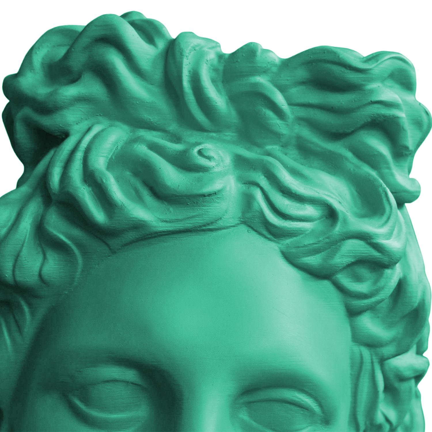 Apolo Green. Head Sculpture. From the series Apolo For Sale 6