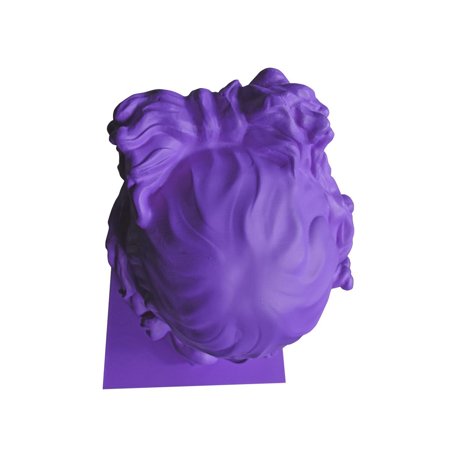 Apolo Purple. Scultura della testa. Dalla serie Apolo in vendita 5