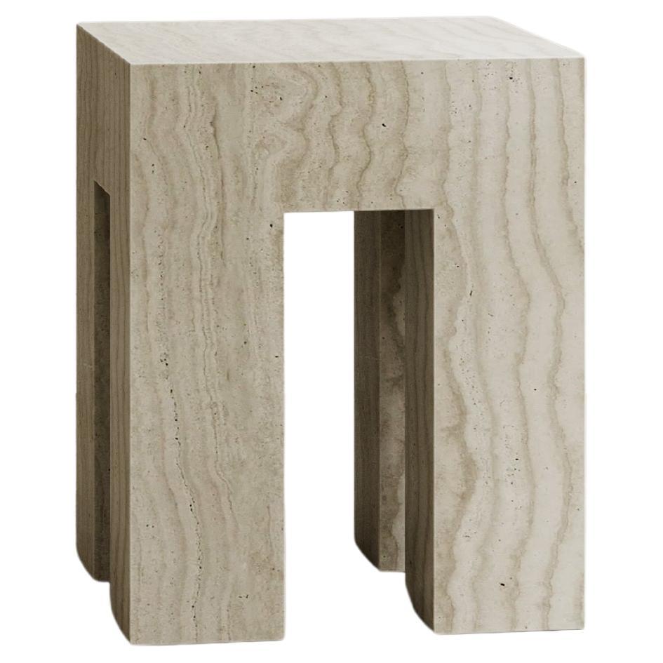 Paloma Editions Altar Gueridon Roman Travertine