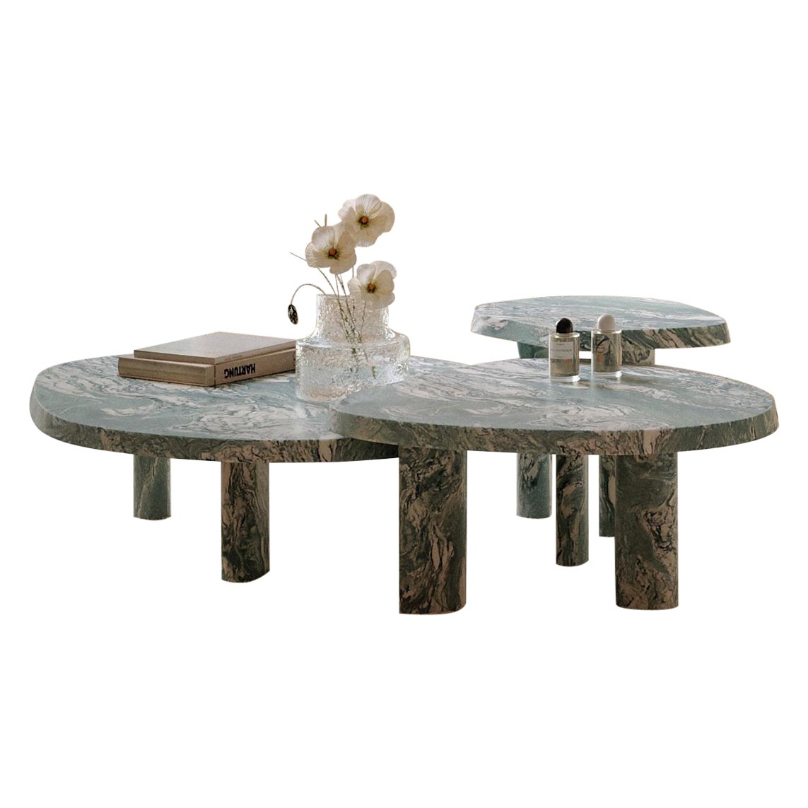 Mesa baja Paloma Editions Constantin Mármol Cippolino en venta