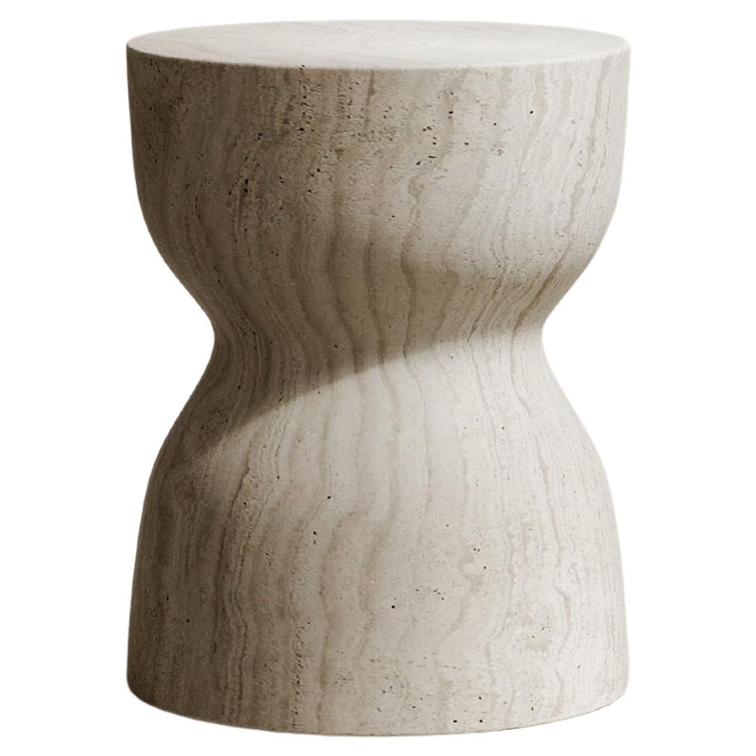 Paloma Editions Dawn Gueridon Navona Travertine