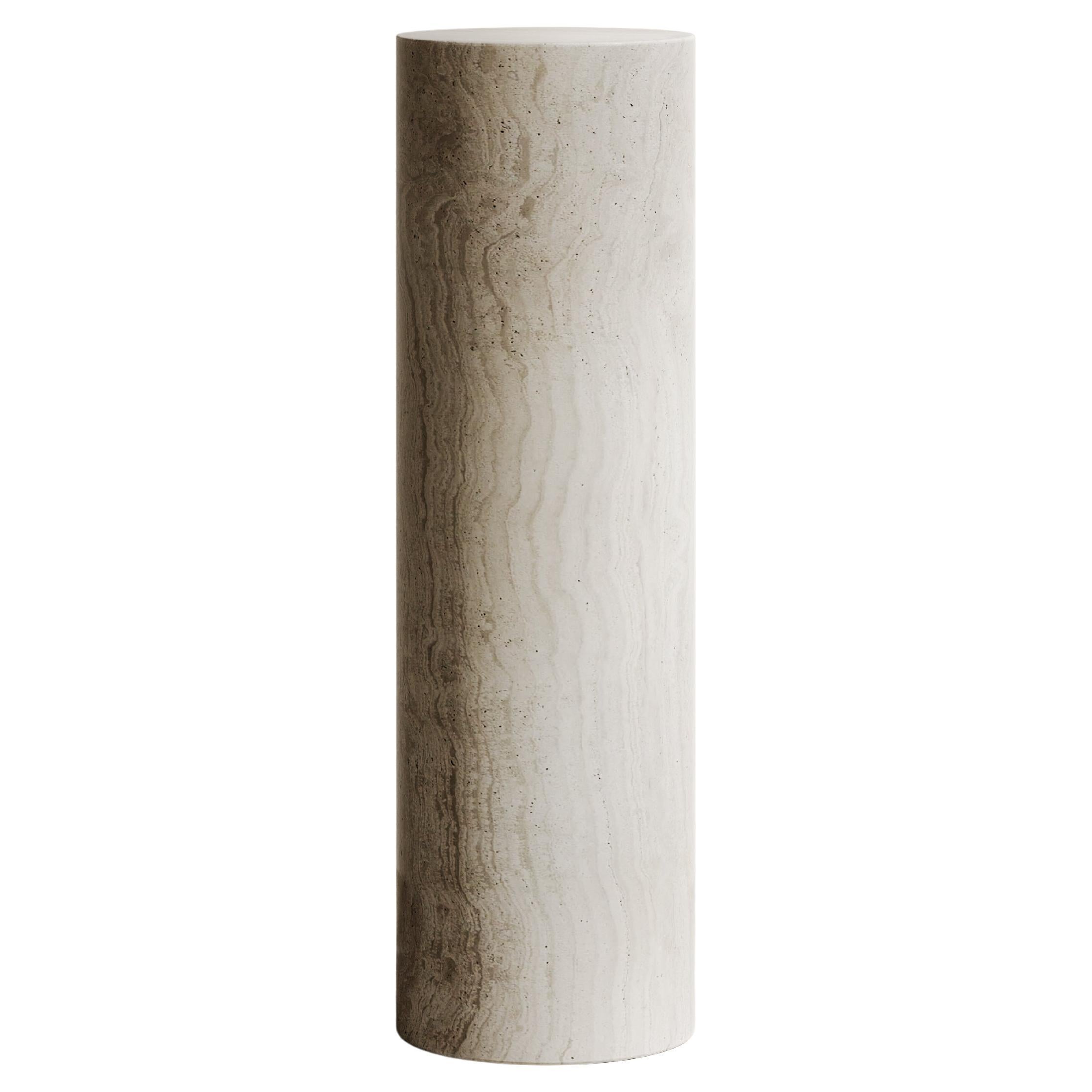 Paloma Editions Dawn Pedestal Navona Travertine
