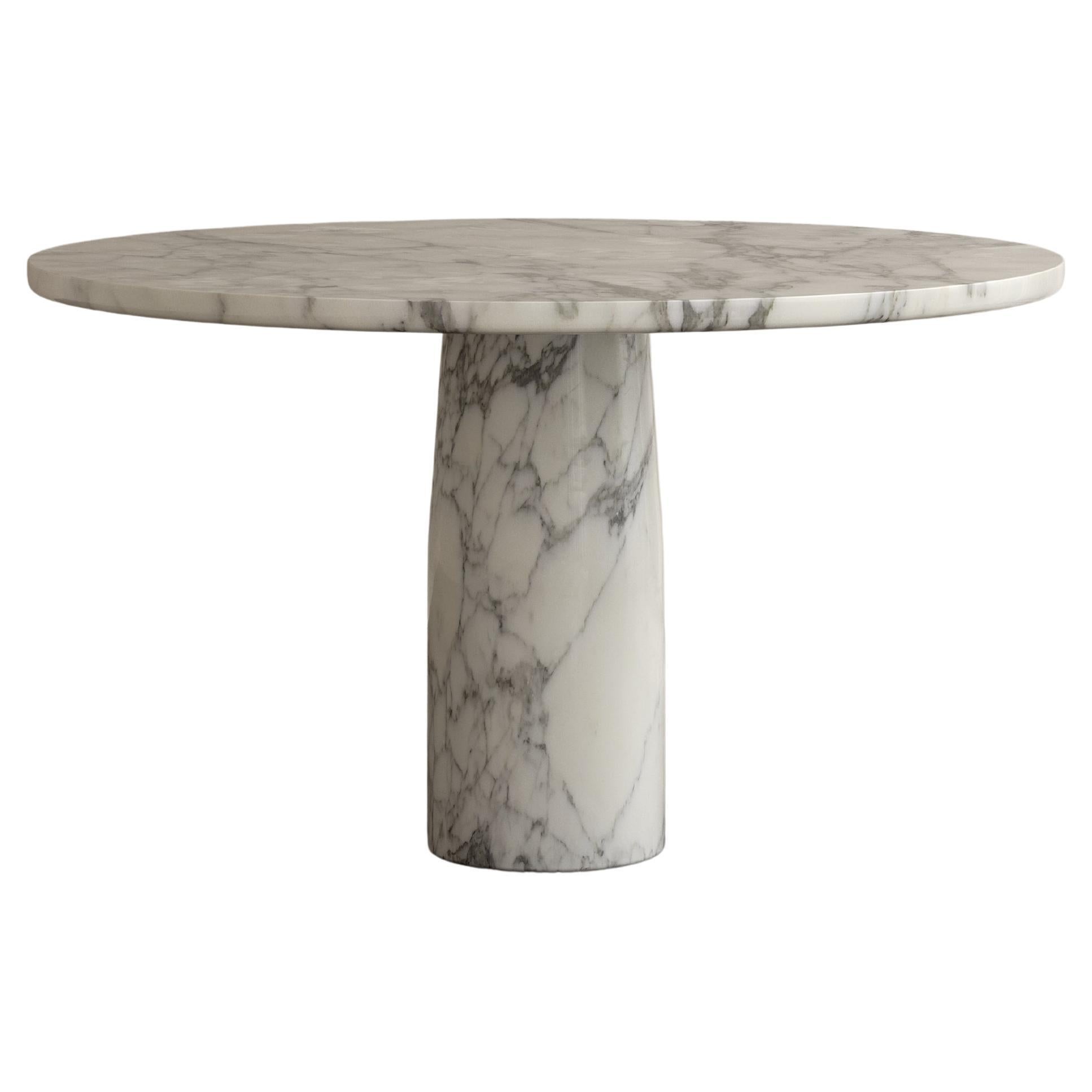 Paloma Editions Isola Table de salle à manger II Marbre Arabescato