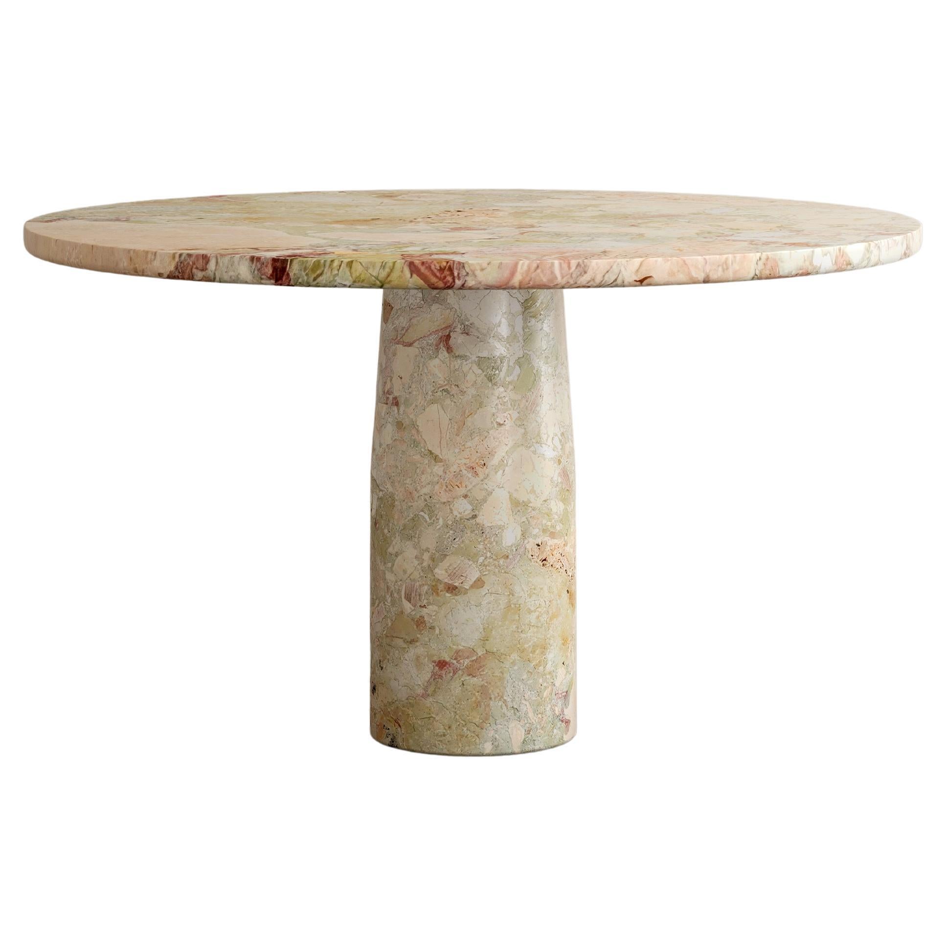 Paloma Editions Isola Dining Table II Verde Breccia Marble