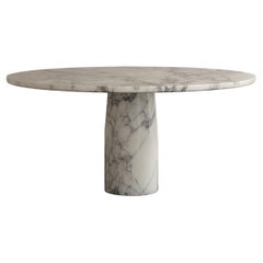 Paloma Editions Isola Table de salle à manger III Arabescato Marble