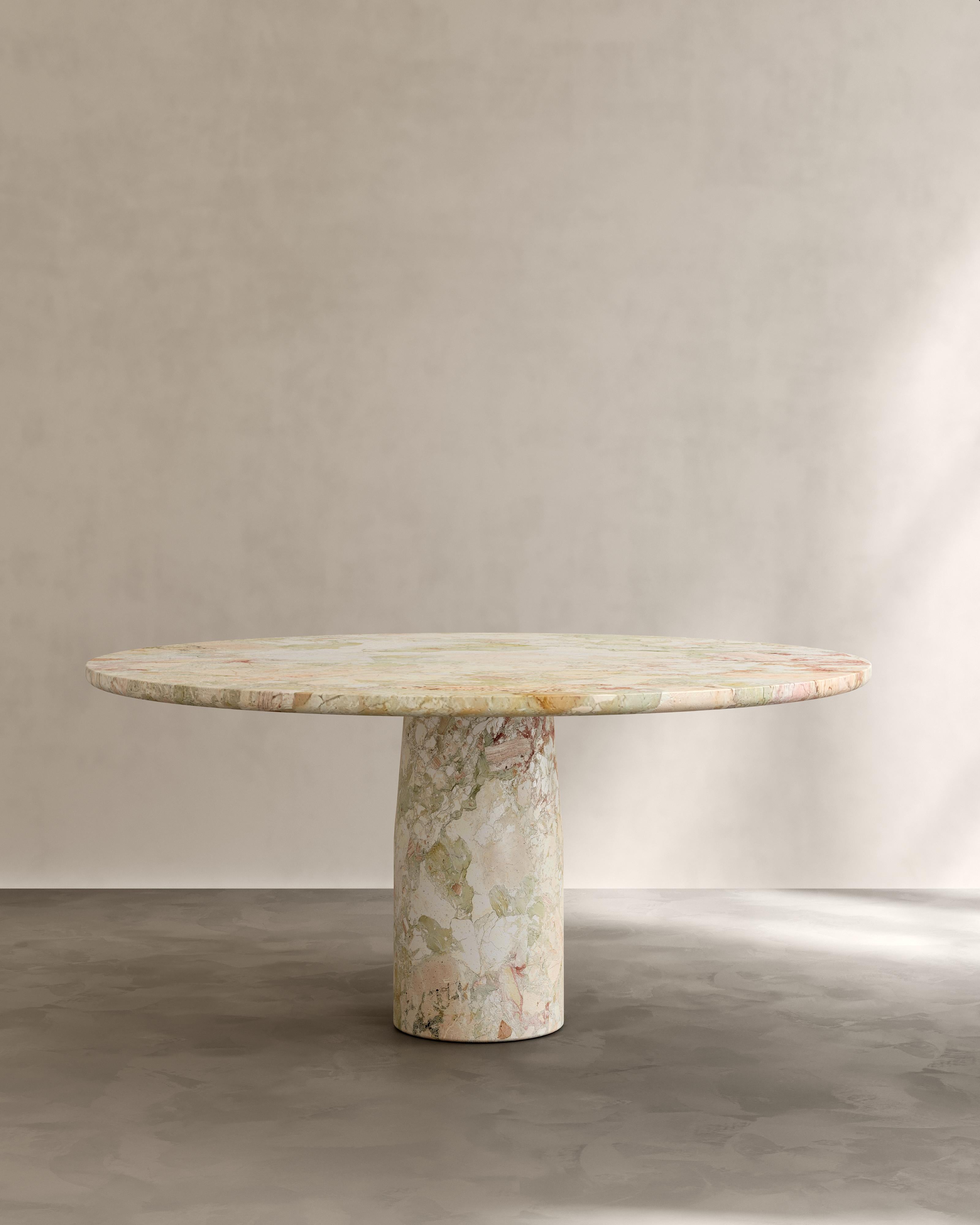 Italian Paloma Editions Isola Dining Table III Cippolino Marble For Sale