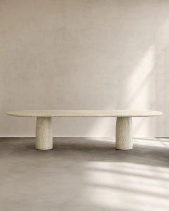 Paloma Editions Isola Tisch IV Bianco Alabastrino Travertin