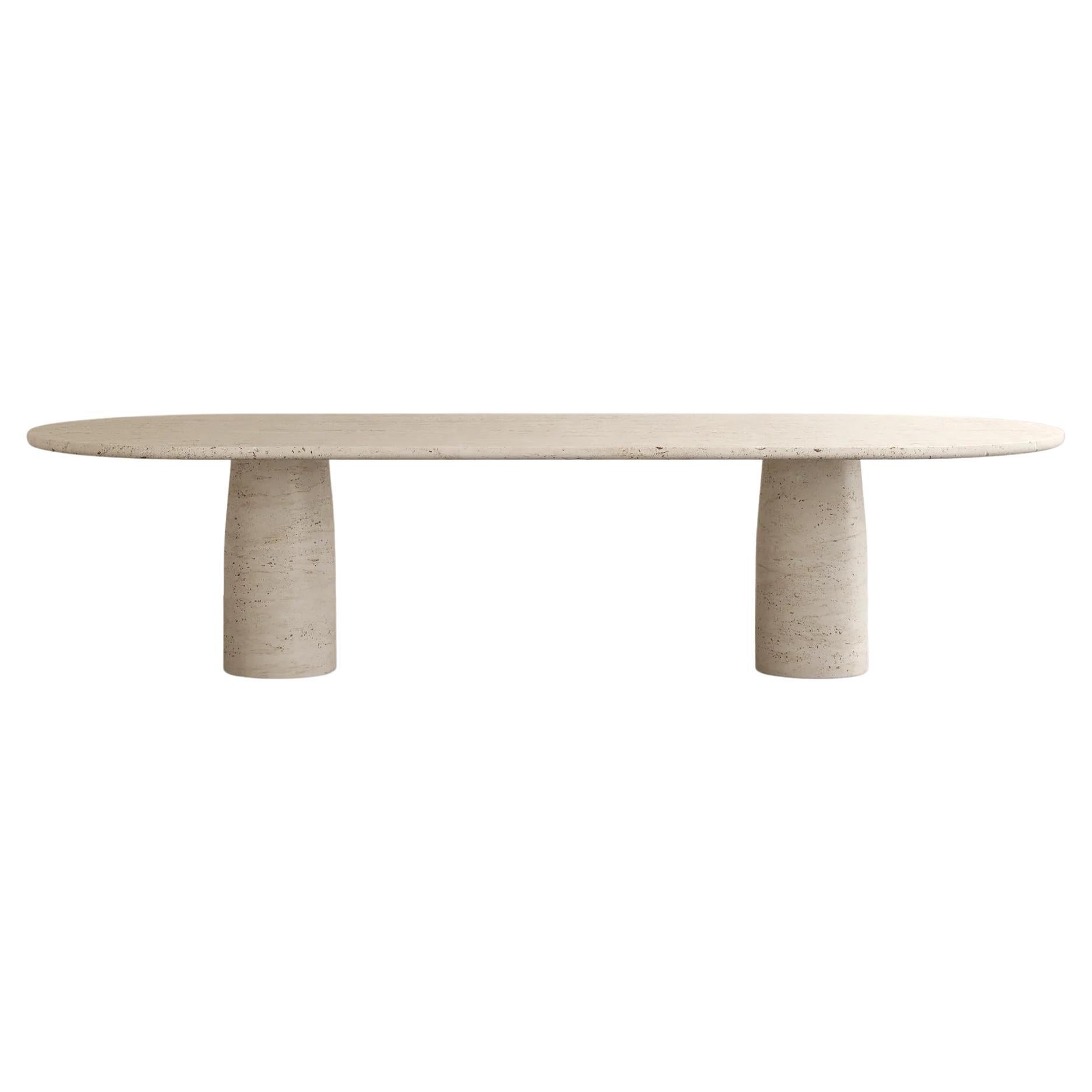 Paloma Editions Mesa Isola IV Travertino Bianco Alabastrino