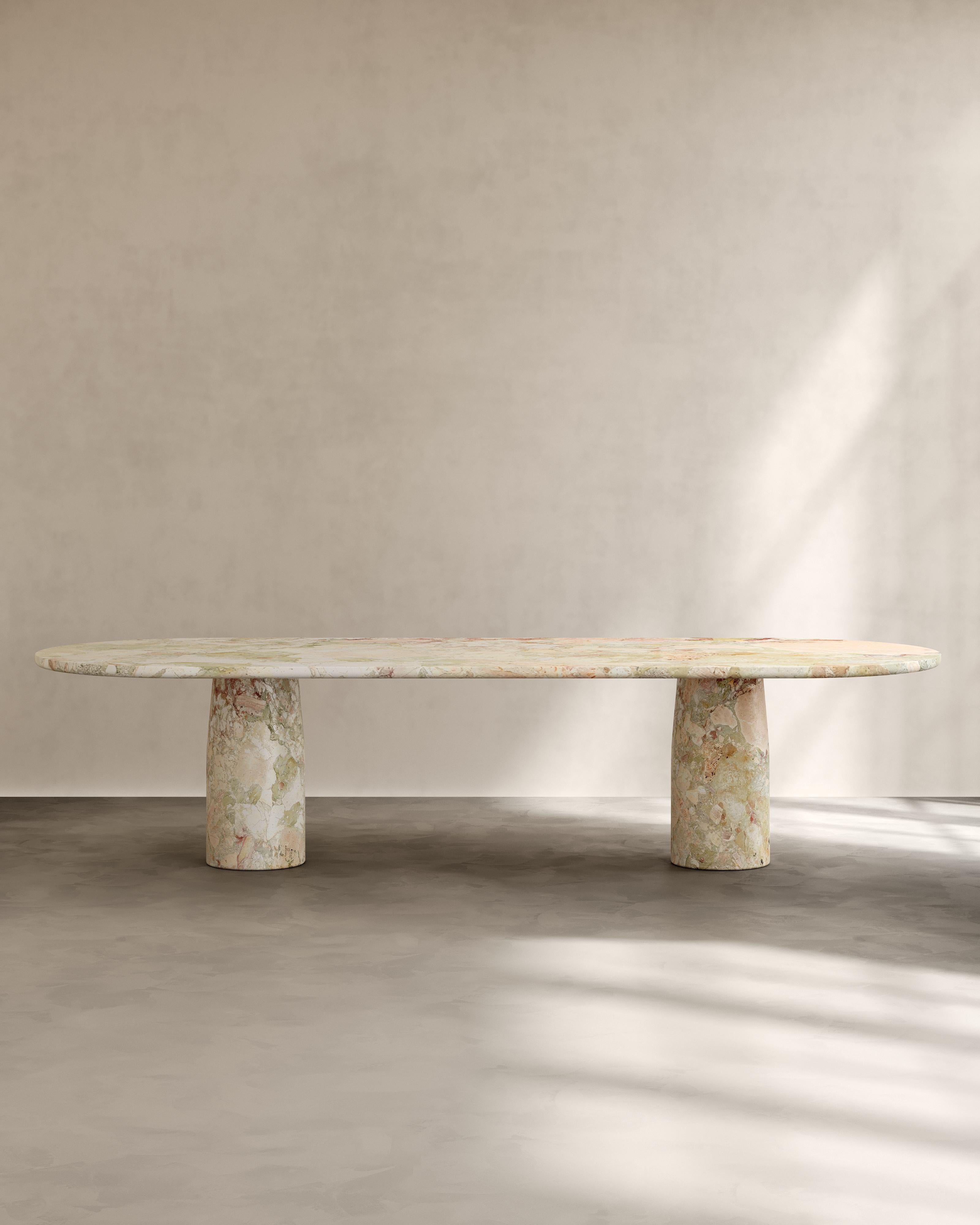 Contemporary Paloma Editions Isola Table IV Cippolino Marble For Sale
